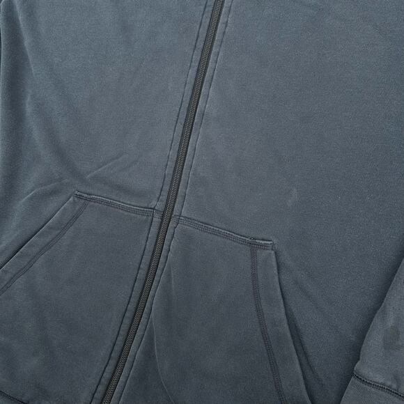 VTG y2k Men's Blue Nike Air Just Do It Mesh Lined Full Zip Hoodie Sweatshirt 3XL - Picture 5 of 12